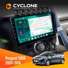 Штатна магнітола Peugeot (5008) 2009-2016 Climate CYCLONE C9-013 4X64 DSP 4G