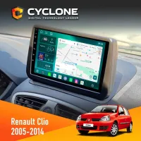 Штатна магнітола Renault Clio 2005-2014 CYCLONE C9-013 4X64 DSP 4G