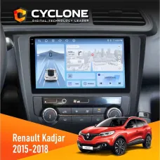 Штатна магнітола Renault Kadjar 2015-2018 CYCLONE C9-012 4X64 DSP 4G