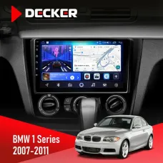 Штатна магнітола BMW 1 Series 2007-2011 DECKER D9-006 4X64, 4G
