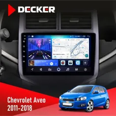 Штатна магнітола Chevrolet Aveo 2011-2018 DECKER D9-006 4X64, 4G