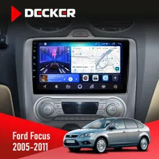 Штатна магнітола Ford Focus 2 2005-2011 Climate DECKER D9-006 4X64, 4G