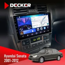 Штатна магнітола Hyundai Sonata (EF) 2001-2012 DECKER D9-006 4X64, 4G