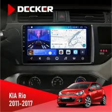 Штатна магнітола KIA Rio (QB) 2011-2017 DECKER D9-006 4X64, 4G