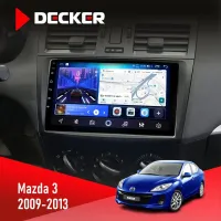 Штатна магнітола Mazda 3 2009-2013 DECKER D9-006 4X64, 4G