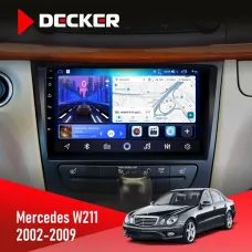 Штатна магнітола Mercedes-Benz E-Class (W211) 2002-2009 DECKER D9-006 4X64, 4G
