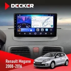Штатна магнітола Renault Megane III 2008-2016 DECKER D9-006 4X64, 4G