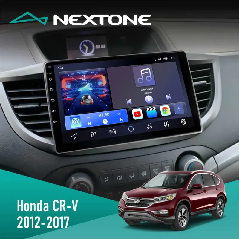Штатна магнітола Honda CR-V 2012-2017 CYCLONE C10-001 2X32