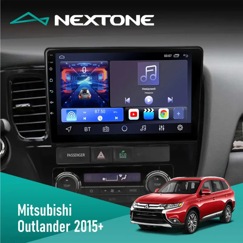 Штатна магнітола Mitsubishi Outlander 2015+ CYCLONE C10-001 2X32