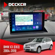 Штатна магнітола BMW X3 (E83) 2004-2010 DECKER D9-007 4X64 DSP 360 4G