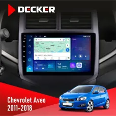 Штатна магнітола Chevrolet Aveo 2011-2018 DECKER D9-007 4X64 DSP 360 4G