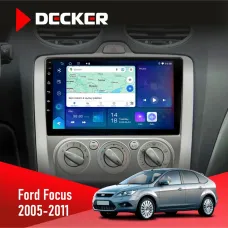 Штатна магнітола Ford Focus 2 2005-2011 DECKER D9-007 4X64 DSP 360 4G