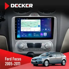 Штатна магнітола Ford Focus 2 2005-2011 Climate DECKER D9-007 4X64 DSP 360 4G
