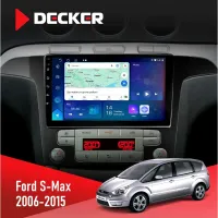 Штатна магнітола Ford S-Max 2006-2015 Climate DECKER D9-007 4X64 DSP 360 4G
