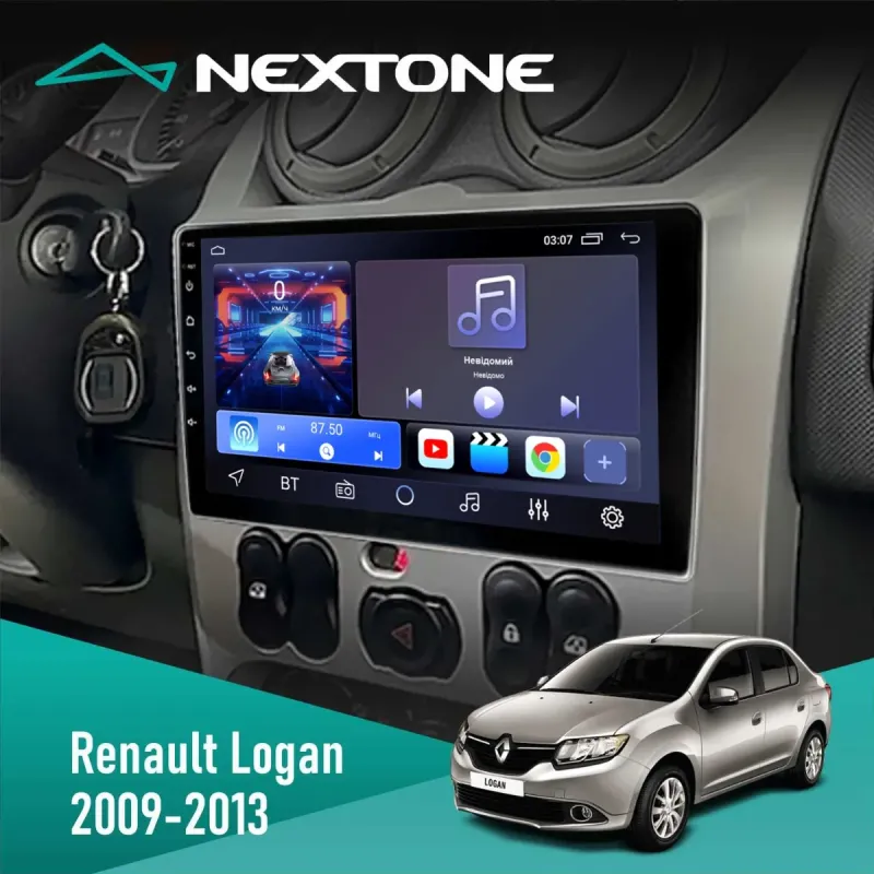 Штатна магнітола Renault Logan 2009-2013 CYCLONE C9 CPL 2X32