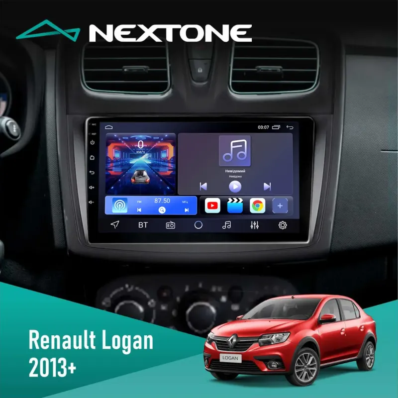 Штатна магнітола Renault Sandero, Logan 2012-2020 CYCLONE C9 CPL 2X32