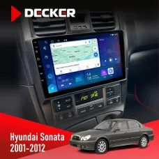 Штатна магнітола Hyundai Sonata (EF) 2001-2012 DECKER D9-007 4X64 DSP 360 4G