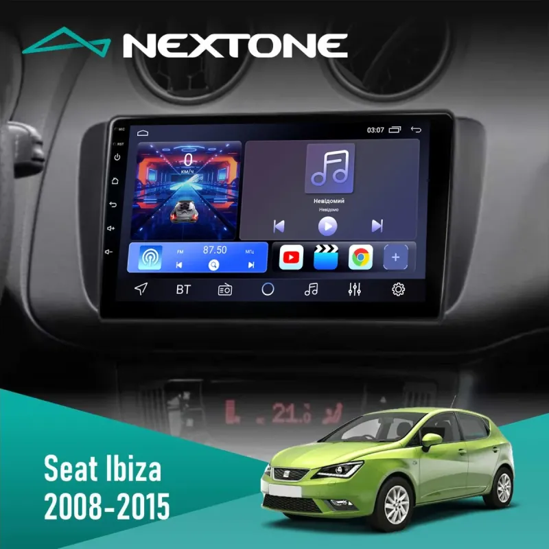 Штатна магнітола Seat Ibiza 2008-2015 CYCLONE C9 CPL 2X32