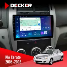 Штатна магнітола KIA Cerato 2006-2008 Conditioner DECKER D9-007 4X64 DSP 360 4G