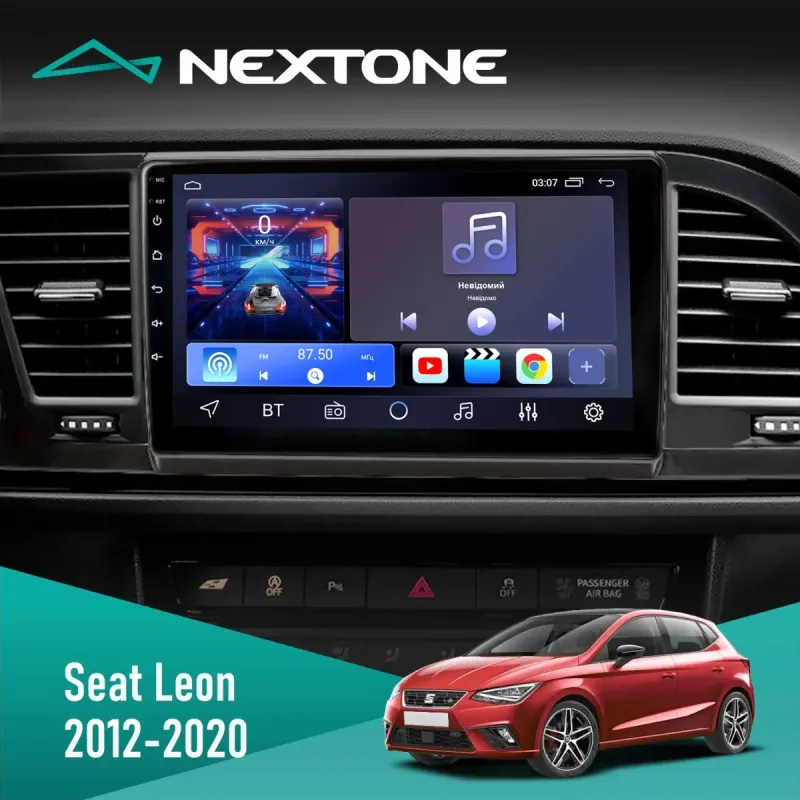 Штатна магнітола Seat Leon 2012-2020 CYCLONE C9 CPL 2X32