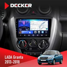 Штатна магнітола Lada Granta 2013-2018 DECKER D9-006 4X64, 4G