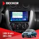 Штатна магнітола Lada Granta 2013-2018 DECKER D9-003 6X128, DSP, 4G, 2K