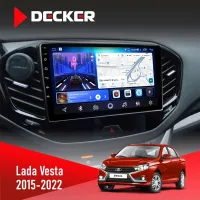 Штатна магнітола Lada Vesta 2015-2022 DECKER D9-006 4X64, 4G