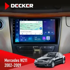 Штатна магнітола Mercedes-Benz E-Class (W211) 2002-2009 AMP DECKER D9-007 4X64 DSP 360 4G