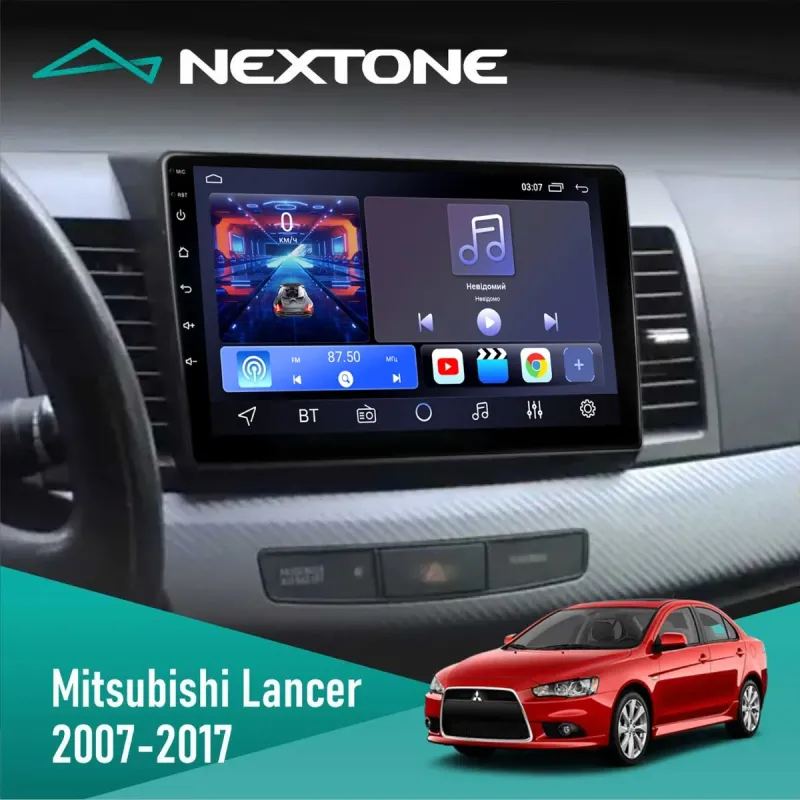 Штатна магнітола Mitsubishi Lancer X 2007-2017 Rockford CYCLONE C10-001 2X32