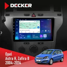 Штатна магнітола Opel Astra H Zafira B Black DECKER D9-007 4X64 DSP 360 4G