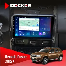 Штатна магнітола Renault Duster 2015-2022 DECKER D9-007 4X64 DSP 360 4G