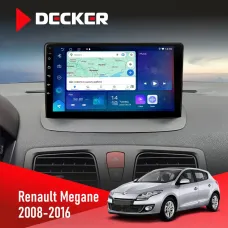 Штатна магнітола Renault Megane III 2008-2016 DECKER D9-007 4X64 DSP 360 4G