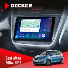 Штатна магнітола Seat Altea 2004-2015 DECKER D9-007 4X64 DSP 360 4G