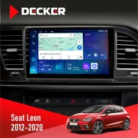Штатна магнітола Seat Leon 2012-2020 DECKER D9-007 4X64 DSP 360 4G