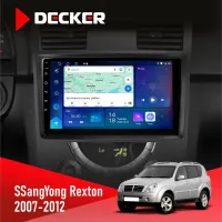 Штатна магнітола SsangYong Rexton 2007-2012 DECKER D9-007 4X64 DSP 360 4G
