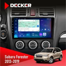 Штатна магнітола Subaru Forester 2013-2019 w/o CAN DECKER D9-007 4X64 DSP 360 4G