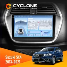Штатна магнітола Suzuki SX4 2013-2021 CYCLONE C9-012 4X64 DSP 4G