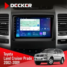 Штатна магнітола Toyota Land Cruiser Prado (120) 2002-2009 AMP DECKER D9-007 4X64 DSP 360 4G