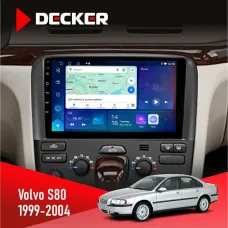 Штатна магнітола Volvo S80 1999-2004 DECKER D9-007 4X64 DSP 360 4G