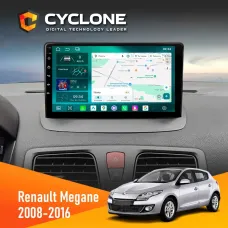 Штатна магнітола Renault Megane III 2008-2016 CYCLONE C9-013 4X64 DSP 4G