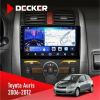 Штатна магнітола Toyota Auris 2006-2012 DECKER D9-006 4X64, 4G