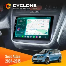 Штатна магнітола Seat Altea 2004-2015 CYCLONE C9-013 4X64 DSP 4G