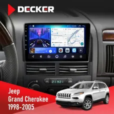 Штатна магнітола Jeep Grand Cheroke 1998-2005 DECKER D9-006 4X64, 4G