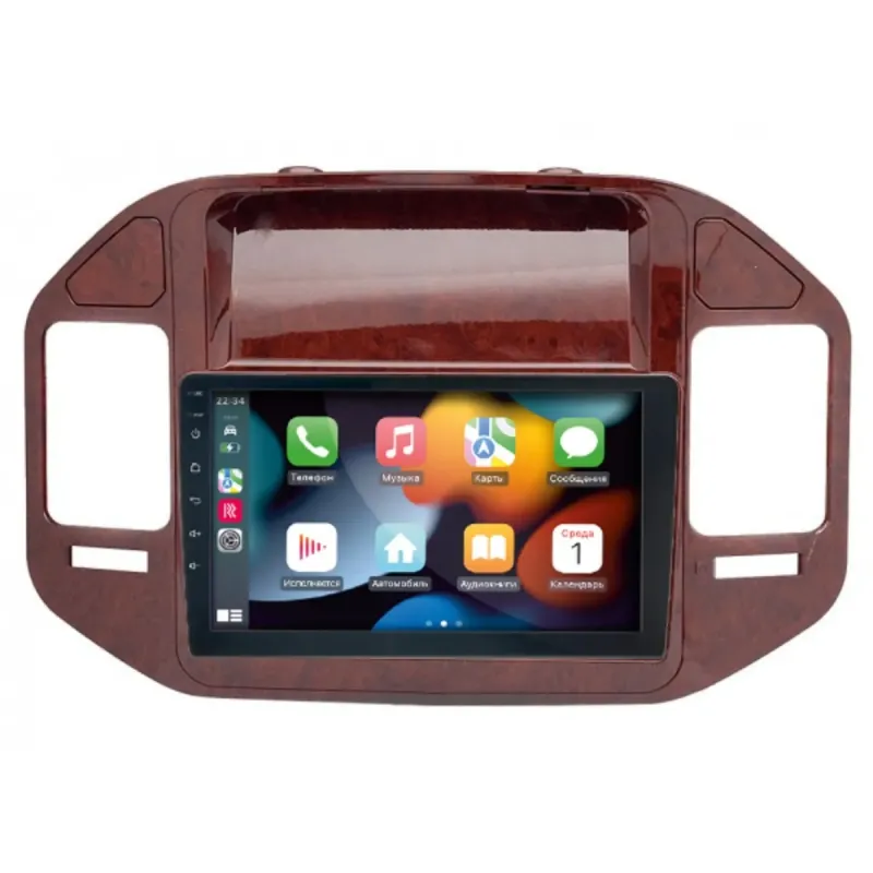 Штатна магнітола Mitsubishi Pajero 1999-2006 Wood DECKER D9-001 4X64, DSP