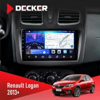 Штатна магнітола Renault Sandero, Logan 2012-2020 DECKER D9-006 4X64, 4G