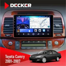 Штатна магнітола Toyota Camry 30 2001-2007 Wood DECKER D9-006 4X64, 4G