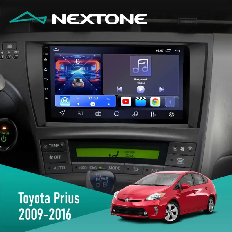 Штатна магнітола Toyota Prius 2009-2016 Black CYCLONE C9 CPL 2X32