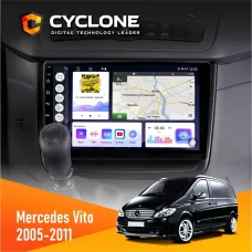 Штатна магнітола Mercedes-Benz Vito 2003-2014 CYCLONE C10-011 4X64, DSP