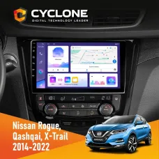 Штатна магнітола Nissan Qashqai, X-Trail 2014+ Climate CYCLONE C10-011 4X64, DSP