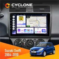 Штатна магнітола Suzuki Swift 2004-2010 CYCLONE C10-011 4X64, DSP
